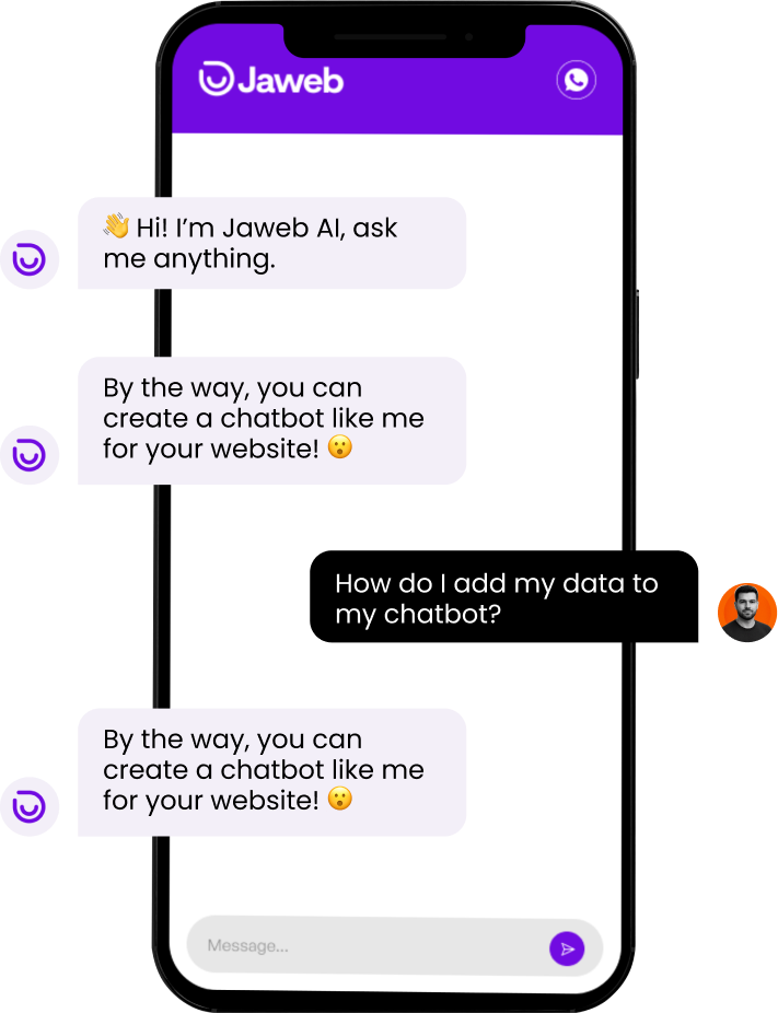 Chatbot on phone